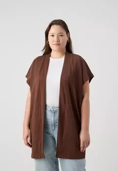 Кардиган CARNORRA LIFE CARDIGAN ONLY Carmakoma, коричневый