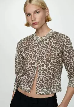 Кардиган CARRY Mango, коричневый