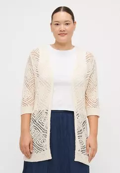Кардиган CARWISTY 3/4 OPEN CARDIGAN ONLY Carmakoma, кремовый