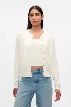 Кардиган Cashsoft Gap, белый