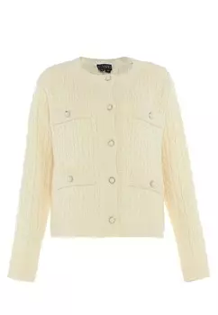 Кардиган caspio Knit Cardigan, цвет Wool white