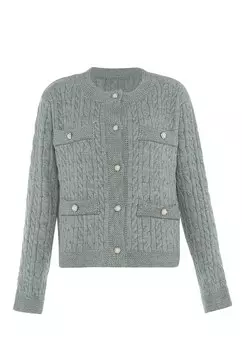 Кардиган caspio Knit Cardigan, серый