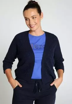 Кардиган CASSIS UNIFARBENER Cassis, темно-синий