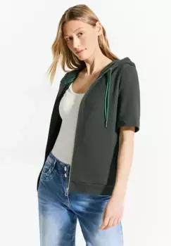 Кардиган Cecil из хлопка стрейч, хаки