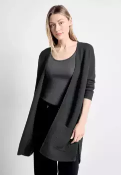 Кардиган Cecil из мягкой смеси хлопка, хаки