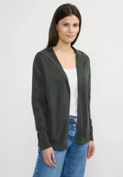 Кардиган Cecil в стиле худи, хаки