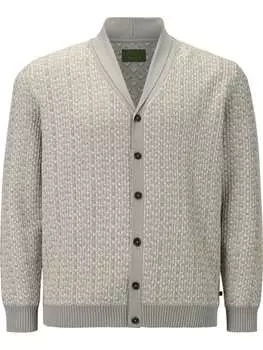Кардиган Charles Colby, цвет hellgrau gemustert