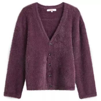 Кардиган Checks Downtown Shaggy, цвет Plum