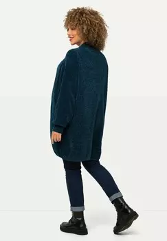 Кардиган CHENILLE OPEN VORM Ulla Popken, бирюзовый
