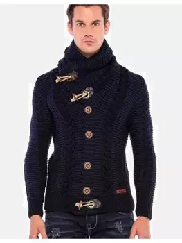 Кардиган Cipo & Baxx Strickjacke, цвет NAVY-INDIGO