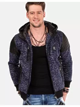 Кардиган Cipo & Baxx Strickjacke, темно-синий