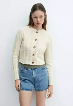 Кардиган CLARA Mango, цвет cru