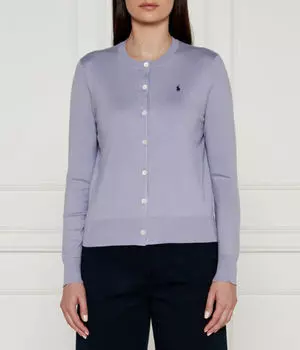 Кардиган Classic fit Polo Ralph Lauren, лавандовый