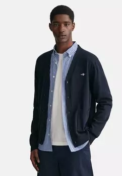 Кардиган CLASSIC V NECK GANT, вечерний синий