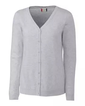 Кардиган Clique Imatra с V-образным вырезом, цвет ash