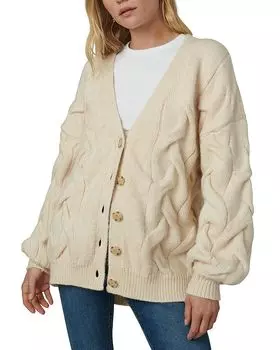 Кардиган Colby Cable Knit Joe's Jeans, белый