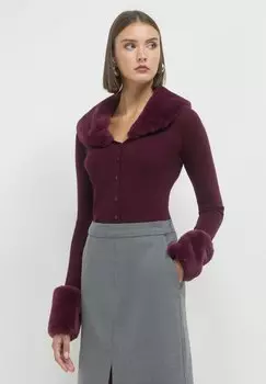 Кардиган COLLETTO E POLSINI EFFETTO Calliope, фиолетовый