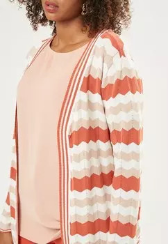 Кардиган COLOR BLOCKING Maison Form'elle, цвет Cognac