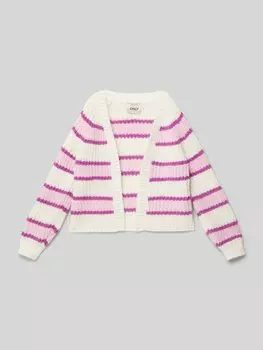 Кардиган Comfort Fit с узором крупной вязки, модель «NORDIC» Only, фиолетовый