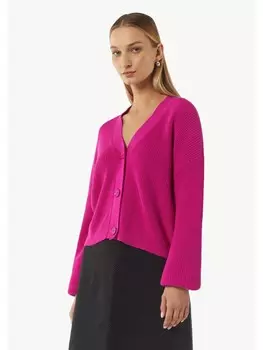 Кардиган comma CI Strickjacke langarm, розовый