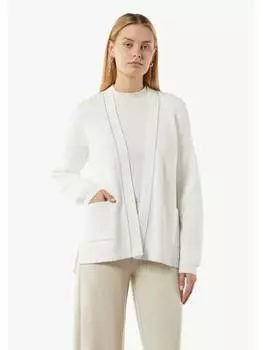 Кардиган comma Strickjacke langarm, белый