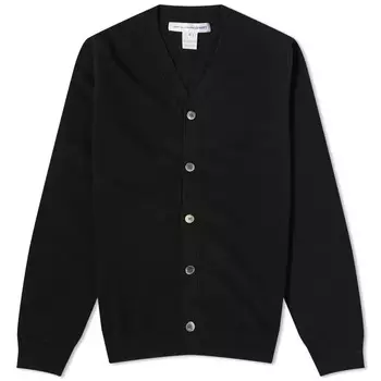 Кардиган Comme Des Garcons Shirt Knitted V-neck, черный