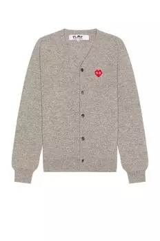 Кардиган Comme des Garons Invader, цвет Light Grey