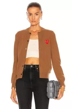 Кардиган Comme des Garons, коричневый