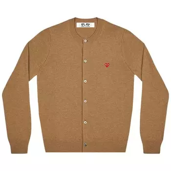 Кардиган Comme des Garons PLAY Коричневый
