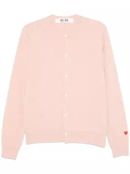 Кардиган Comme Des Garons Play Red Heart, розовый