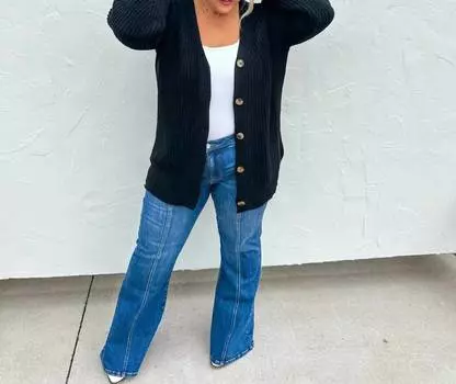 Кардиган Cooper Boyfriend черного цвета BLAKELEY