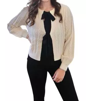 Кардиган Coquette Queen в кремовом цвете entro