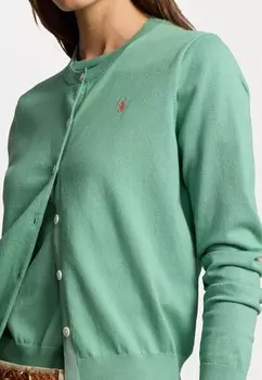 Кардиган COTTON BLEND CARDIGAN Ralph Lauren, светло-зеленый