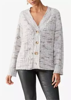 Кардиган Cozy Mornings в светло-минеральном цвете Multi Sanctuary
