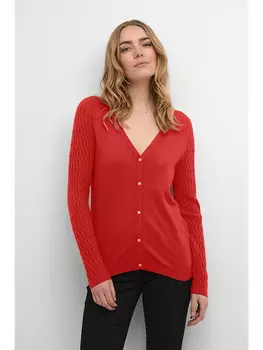 Кардиган Cream, красный