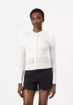 Кардиган CREW NECK CARDIGAN Tommy Jeans, кремовый