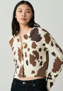 Кардиган CREW NECK Next, бежевый