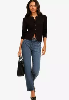 Кардиган CREW NECK REGULAR FIT Lipsy, черный