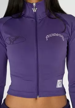 Кардиган CROPPED FELICIOUS, фиолетовый