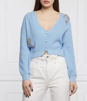 Кардиган Cropped fit Liu Jo, синий