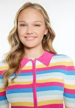 Кардиган CROPPED myMo, розовый