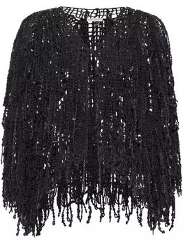 Кардиган Dazzling Cascade Brunello Cucinelli, черный