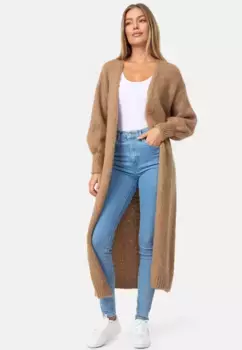 Кардиган Decay классического дизайна, цвет Camelfarben