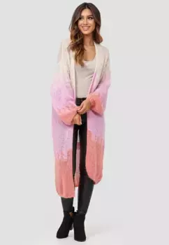 Кардиган Decay в великолепном дизайне, розовый