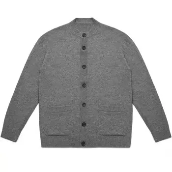 Кардиган Deep Breath из 100% кашемира для мужчин и женщин, черный