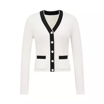 Кардиган Deep Breath с цветными блоками, черный