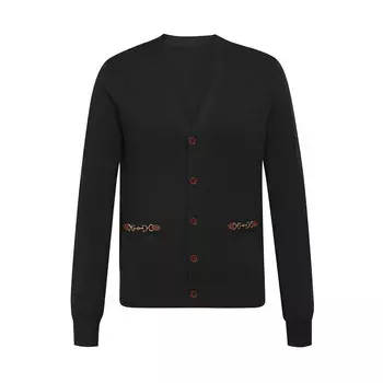 Кардиган Deep Breath с металлической пряжкой, хаки