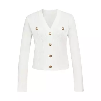 Кардиган Deep Breath с полосками, белый