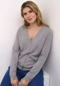 Кардиган DELA Cream, светло-серый