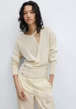 Кардиган DELAO Mango, цвет cru